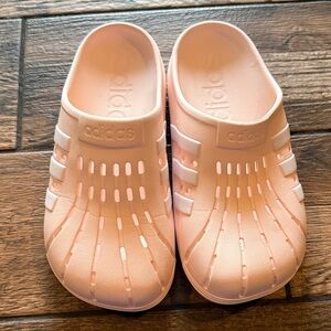 adidas women’s Peach/Pale Pink Water Clogs